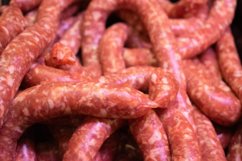 salsiccia artigianale carne maialini reggiani macelloteca reggio emilia